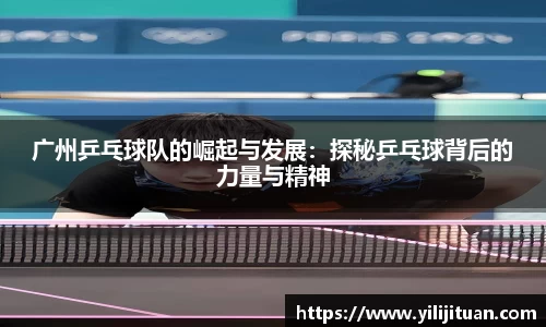 广州乒乓球队的崛起与发展：探秘乒乓球背后的力量与精神
